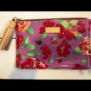 Dooney & Bourke floral print clutch. 9x6